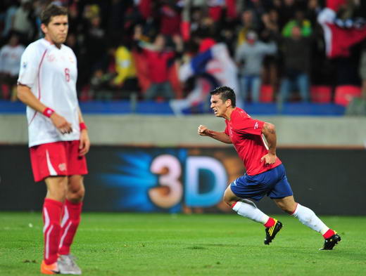 世界杯-创不失球纪录后遭绝杀 10人瑞士0-1智