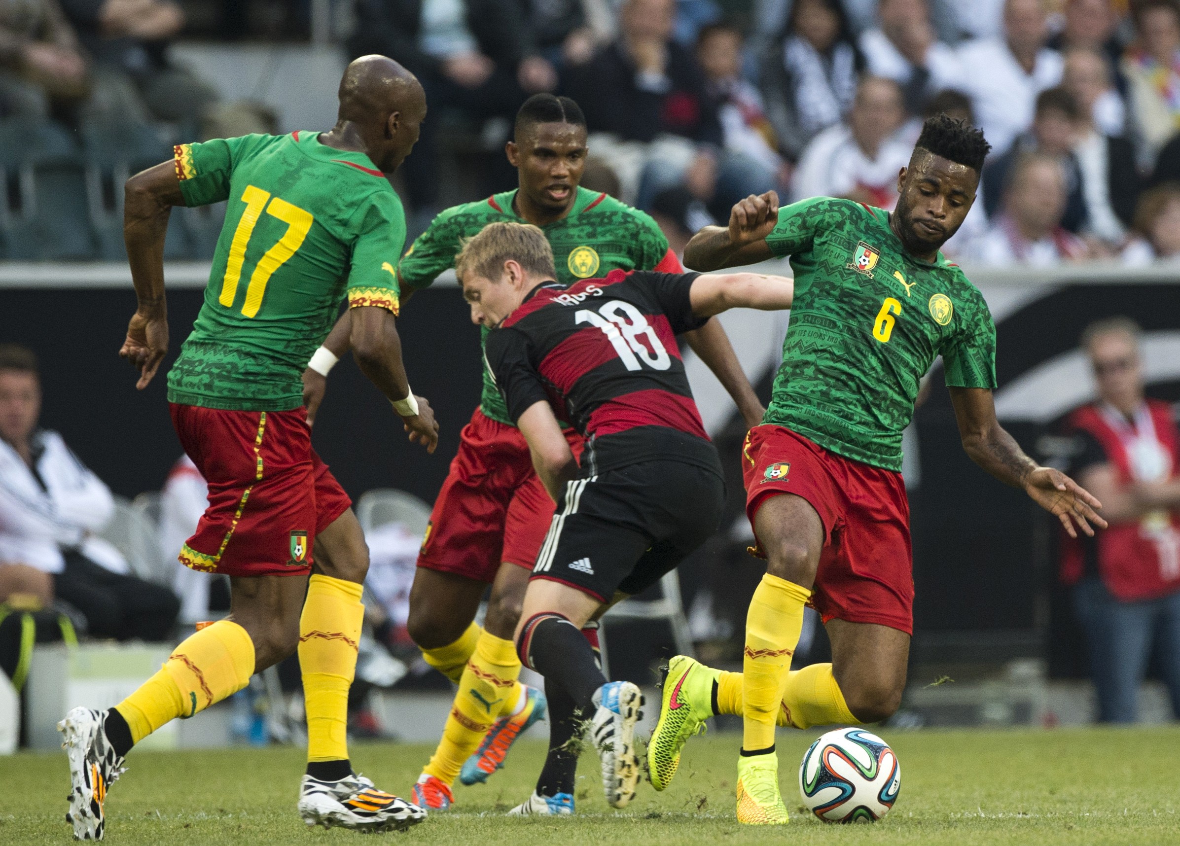 世界杯热身赛:德国2:2喀麦隆
