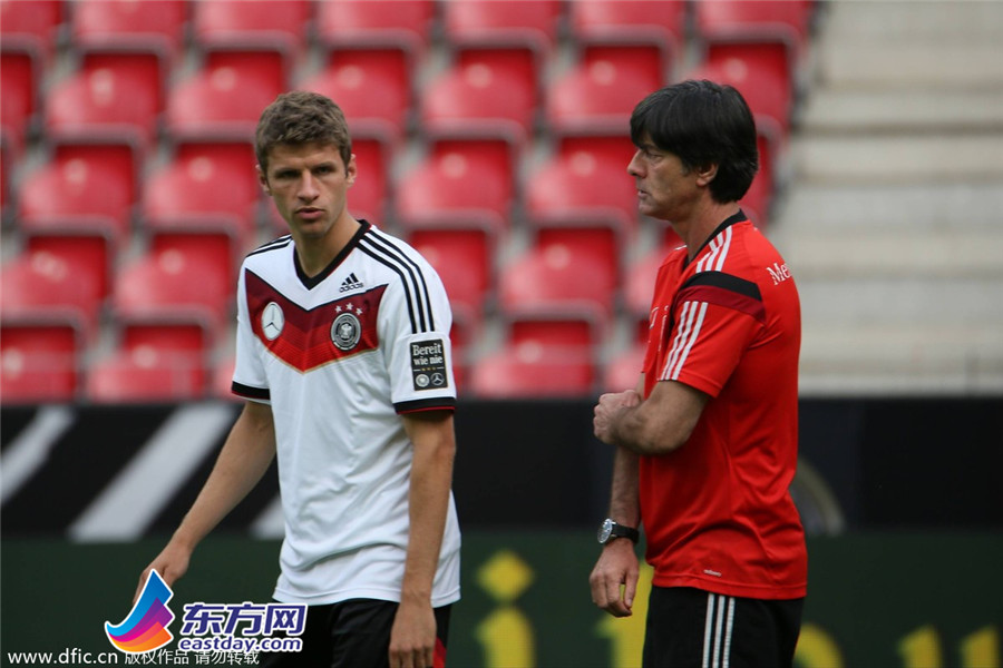2014巴西世界杯前瞻:德国队训练备战