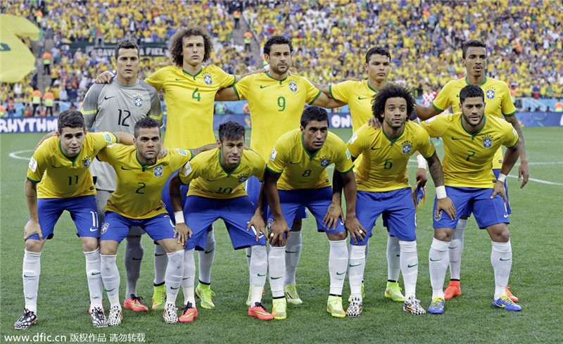 2014巴西世界杯小组赛A组:巴西3-1克罗地亚