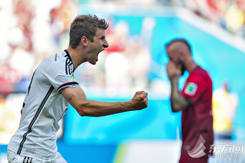 2014巴西世界杯小组赛G组:德国4-0葡萄牙