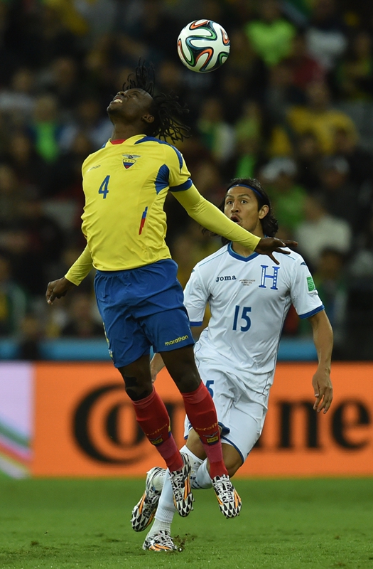 2014巴西世界杯小组赛E组:洪都拉斯-厄瓜多尔