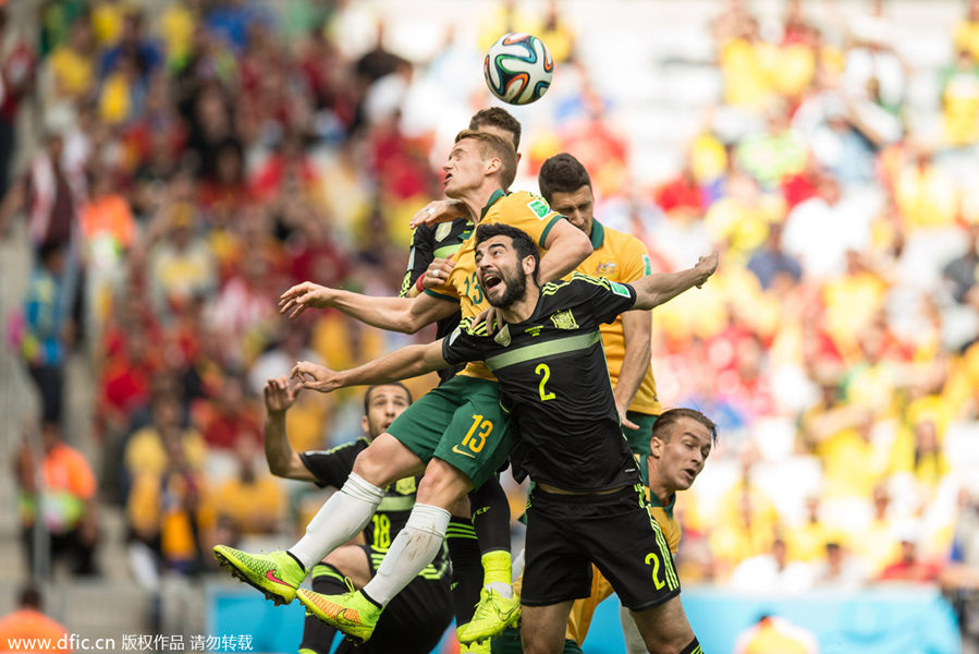 2014巴西世界杯小组赛B组:澳大利亚VS西班牙