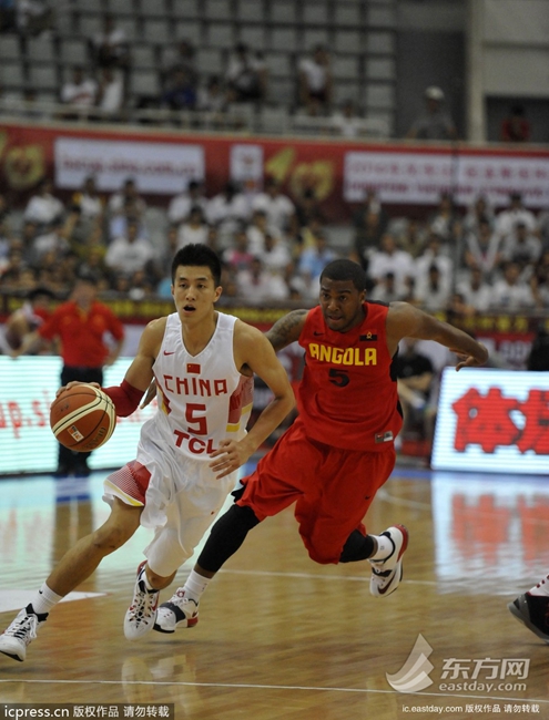 2014斯坦科维奇杯篮球赛季军战:中国74-58安