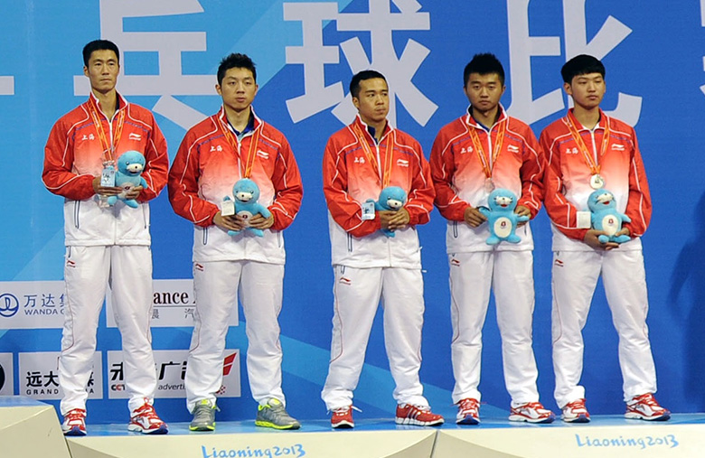 全运会:上海乒乓男队获得男子团体亚军