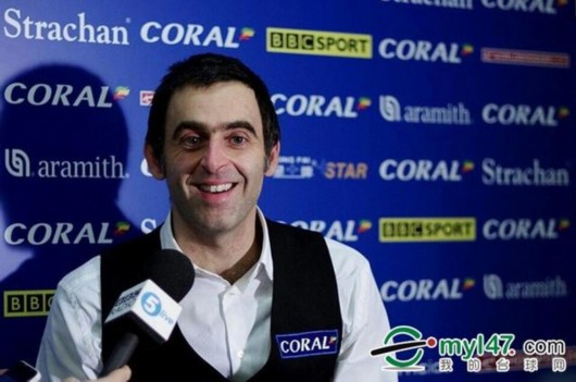 奥沙利文:打147肾上腺素高涨 潜意识想得奖金