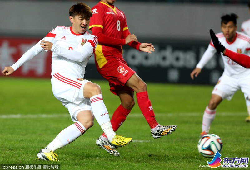 亚洲杯热身赛:中国男足4-0吉尔吉斯斯坦