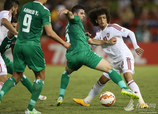 亚洲杯-奥马尔两献助攻 阿联酋3-2伊拉克夺季军
