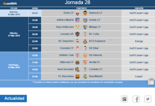 西班牙国家德比次回合时间敲定 3月23日凌晨4