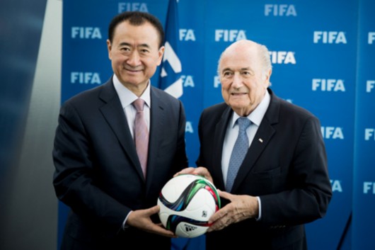 王健林出席国际足联大会 非FIFA代表唯有他受