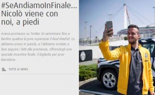 死忠球迷徒步去柏林观战 俱乐部赠决赛球票-球