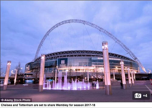 曝2017年蓝军热刺将共用主场 三狮恐告别温布