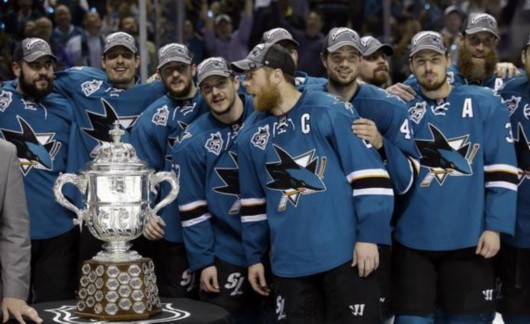 NHL圣何塞鲨鱼勇夺西部冠军 挺进斯坦利杯总决赛