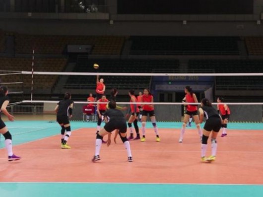 中国女排结束首体最后训练 将赴北仑备战大奖赛