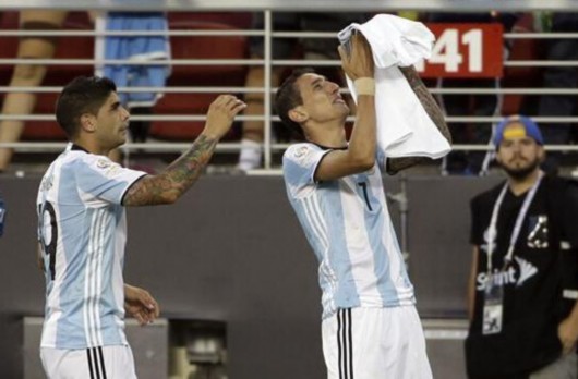 没有梅西也能赢球 美洲杯阿根廷搞定智利