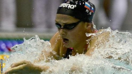 维塔莉娜-西蒙诺娃曾在2013年欧洲短池游泳锦