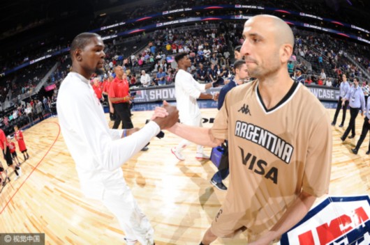 老妖马努压哨3分恍如库里 15分钟11分这就是