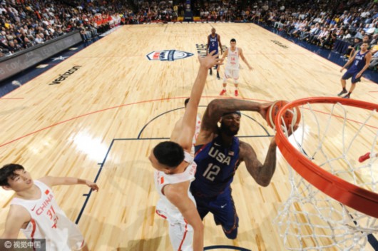 GIF-中美热身5佳球:大魔王 赵四 演绎东北2人转