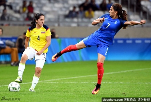 法国女足4-0哥伦比亚