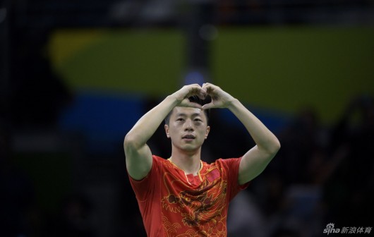 马龙4-0胜张继科男单大满贯