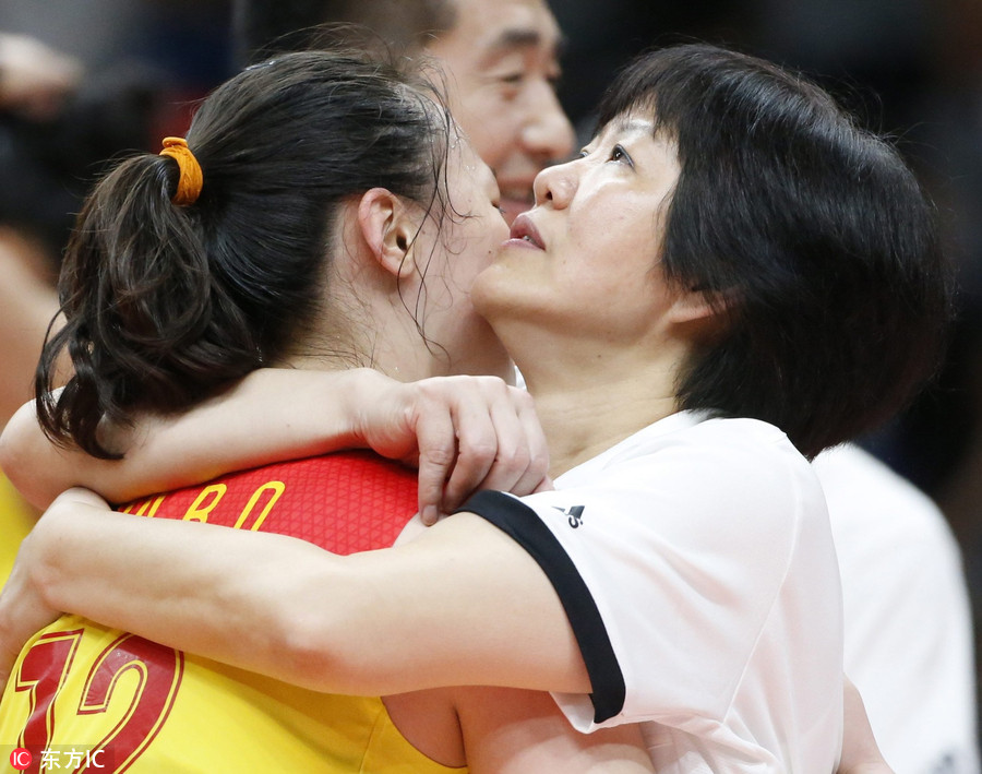 里约奥运女排决赛:中国3-1塞尔维亚