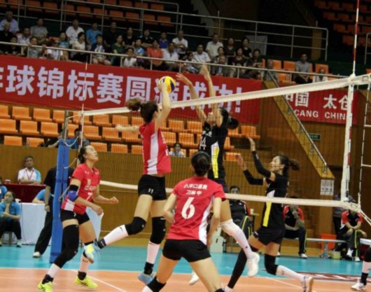 女排全锦赛上海3-0完胜江苏 两队携手晋级四强