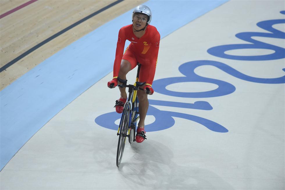李樟煜打破自行车男子1000米个人计时赛世界