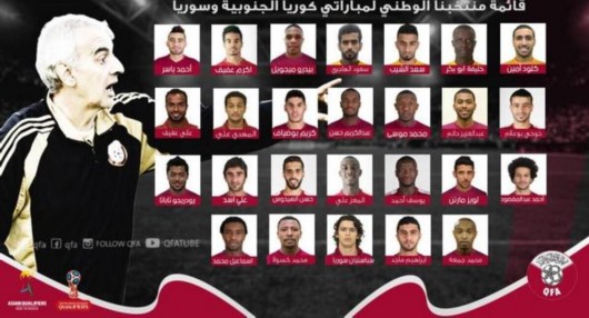 卡塔尔世预赛名单:10归化球员 西甲海归压阵