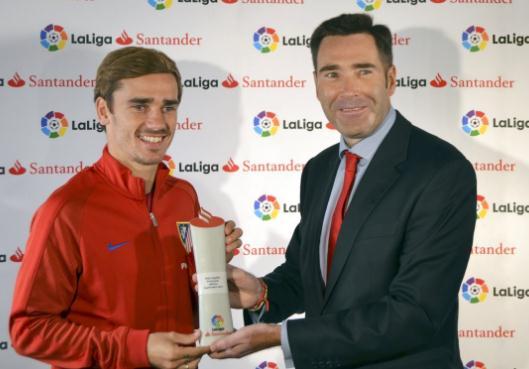 格列兹曼当选西甲9月最佳 4战斩5球1助攻封神