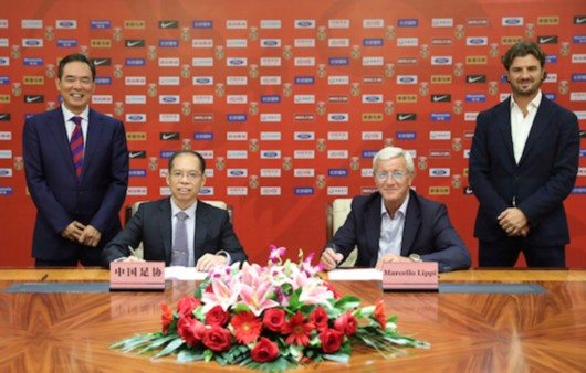 里皮正式就任中国男足主帅 28日与媒体见面