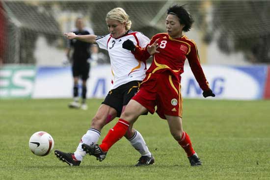 离场 女足0-3完败德国-德国队 中国队员 判罚点