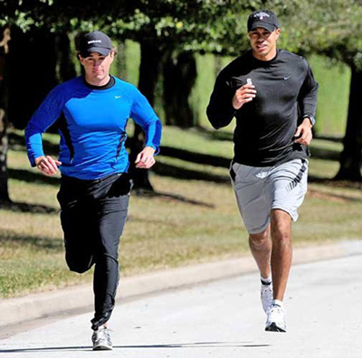 伍兹<em>跑步照片</em>与狗仔队无关 精心炮制似耐克广