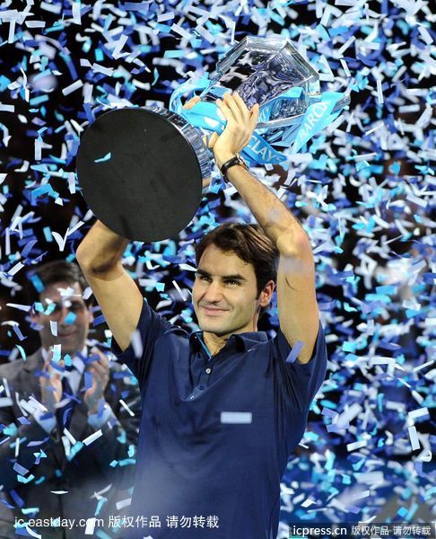 费德勒携17连胜横扫年终3冠 总决赛六冠历史第