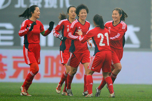 四国赛-女足2分钟进两球 中国2-0韩国获唯一胜