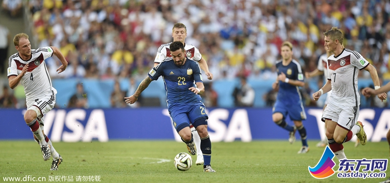 世界杯-烟枪进球被吹越位 德国0-0阿根廷进加时