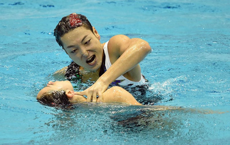 日本花游男女混双组合首次参赛