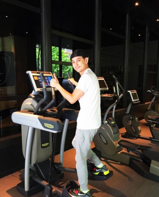 林志颖晒跑步照引围观 不老男神传授青春秘笈