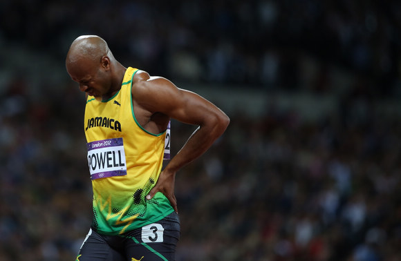 图片说明:牙买加名将鲍威尔曾遭禁赛18个月的处罚.