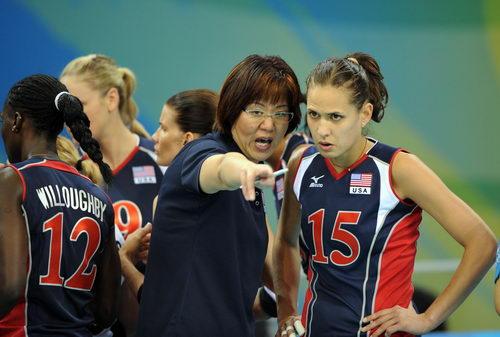 昔日执教美国女排的郎平