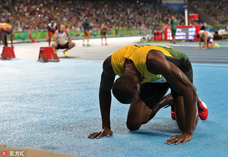 里约奥运会男子200米决赛:博尔特夺冠