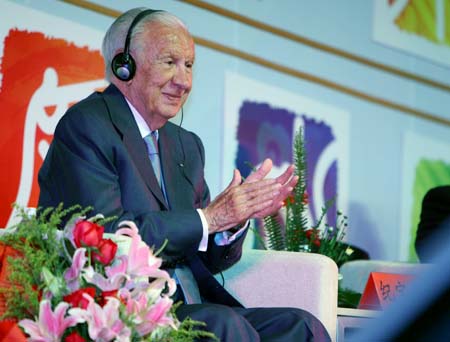 萨马兰奇讲述与北京奥运情缘自称中国的老朋友